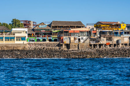 Puerto Penasco, Mexico, MX - Feb 9, 2022: A well known for its fishing and resort city