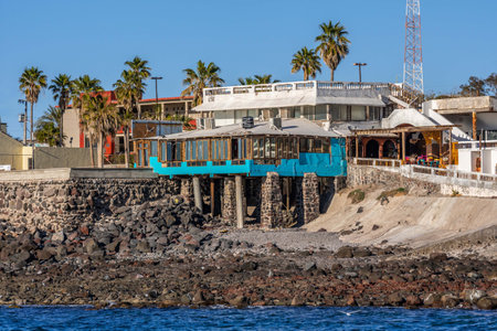 Puerto Penasco, Mexico, MX - Feb 9, 2022: A well known for its fishing and resort cityのeditorial素材