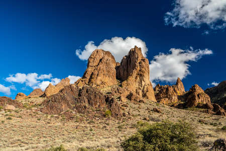 An overlooking view of Lost Dutchman SP, Arizona
