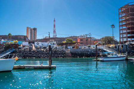 Puerto Penasco, Mexico, MX - Jan 29, 2022: A well known for its fishing and resort cityのeditorial素材
