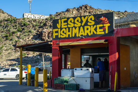 Puerto Penasco, Mexico, MX - Feb 5, 2022: A well known for its fishing and resort cityのeditorial素材