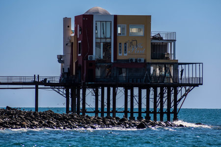 Puerto Penasco, Mexico, MX - Jan 29, 2022: A well known for its fishing and resort cityのeditorial素材