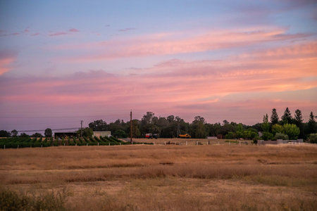 Epic landscape scenery from the walking trail of the park