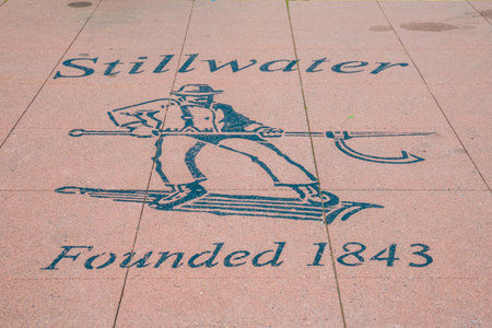 Stillwater, MN, USA - June 5, 2022: A well known city for its National Wrestling and Fame Museumのeditorial素材
