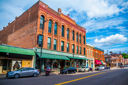 Stillwater, MN, USA - June 5, 2022: A well known city for its National Wrestling and Fame Museumのeditorial素材