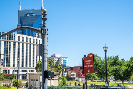 Nashville, TN, USA - June 29, 2022: The Country Music Hall of Fame