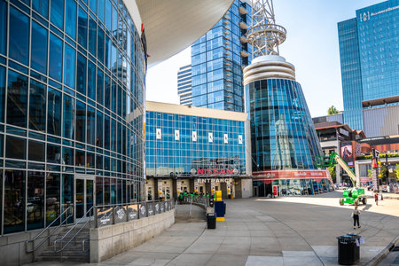 Nashville, TN, USA - June 29, 2022: The Bridgestone Arenaのeditorial素材