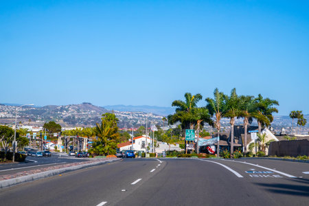 Laguna Beach, CA, USA - April 17, 2022: A well known city for its beautiful coastal parksのeditorial素材