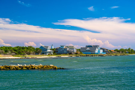 Cedar Island, NC, USA - Aug 13, 2022: A welcoming signboard at the entry point of the park