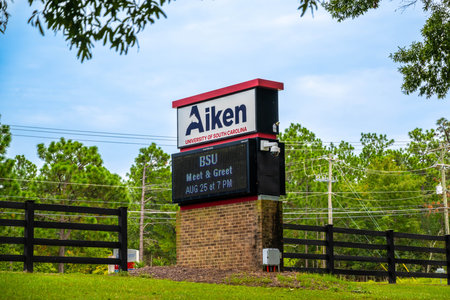 Aiken, South Carolina, USA - Aug 23, 2022: The University of South Carolina Aikenのeditorial素材