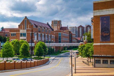 Knoxville, TN, USA - July 9, 2022: The University of Tennessee groundsのeditorial素材