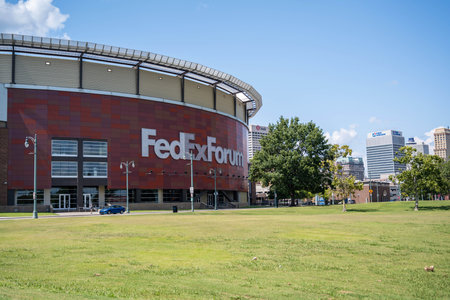Memphis, TN, USA - Sept 3, 2022: The Autozone Park Stadium