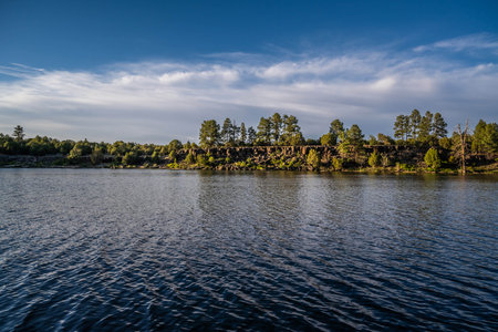 Epic landscape scenery from the preserve park of Show Lowの写真素材