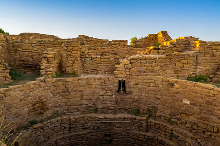 A cliff dwelling reflecting ceremonial life of the Ancestral Pueblo