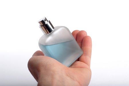 pial with perfume on the palm