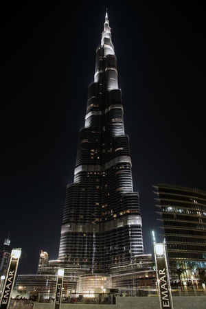 DUBAI, UNITED ARAB EMIRATES - MARCH 20: View at Burj Khalifa in Dubai, on March 20, 2011. The...