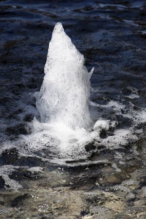 Image of a small fountain.の写真素材