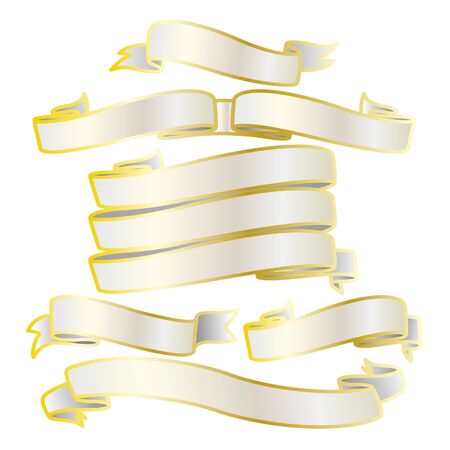 Illustration flags on a white background. Vector.のイラスト素材
