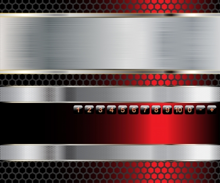Abstract background with a metallic element  のイラスト素材