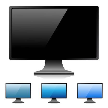 Modern digital LED monitor. のイラスト素材