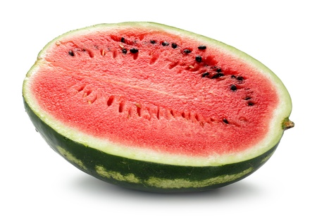 Watermelon isolated on white background の写真素材