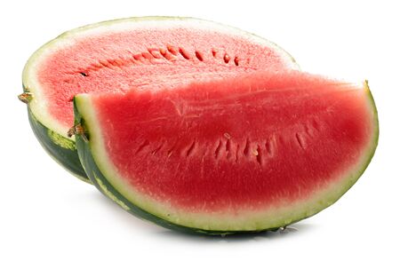 Watermelon isolated on white background の写真素材