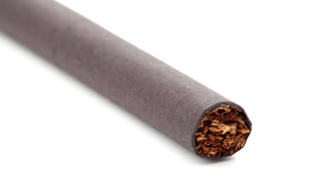 cigarettes isolated on white background の写真素材