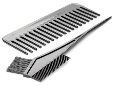 combs isolated on white backgroundの写真素材
