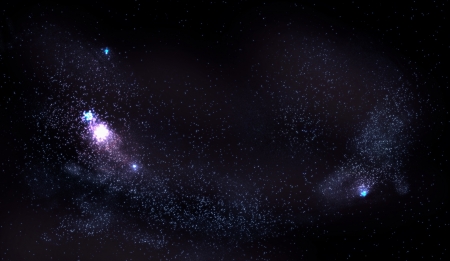abstract space and star background