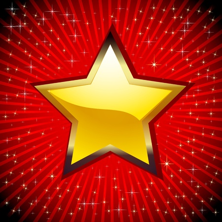 Golden Star. のイラスト素材