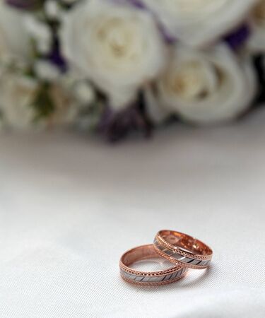 wedding rings の写真素材