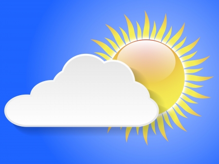 Illustration messages in the form of clouds. のイラスト素材