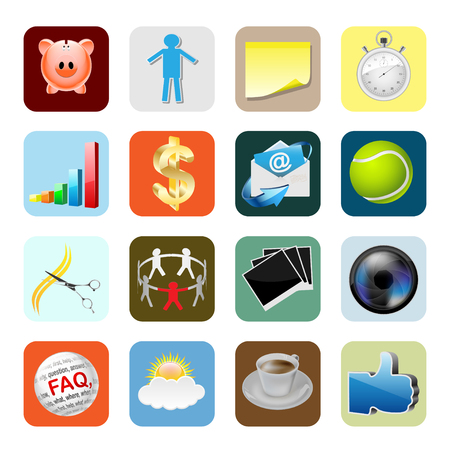 Web Icons for Internet Isolated on White Background. Set. Vector Illustration.のイラスト素材