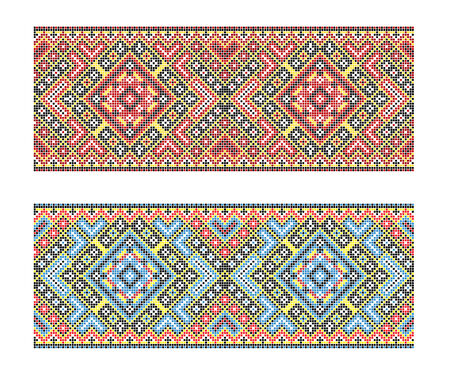 National pattern of the Ukrainian people Illustrationのイラスト素材