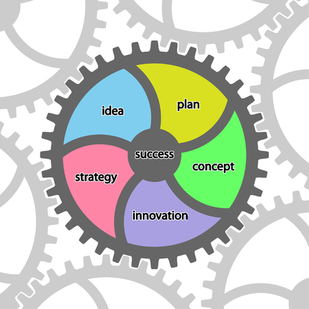 Abstract, business success. Infographic. のイラスト素材