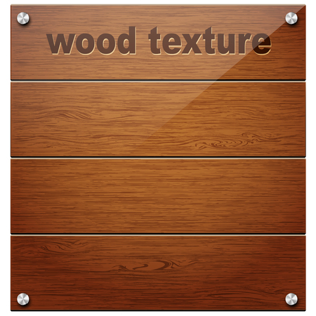 Wooden boards background. Vector illustration.のイラスト素材