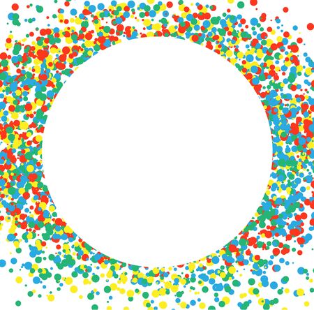 Confetti multicolored circle. Celebratory Background. Illustration Vector EPS10のイラスト素材
