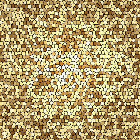 Golden Mosaic Backgroundのイラスト素材