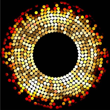 Mosaic Gold Backgroundのイラスト素材