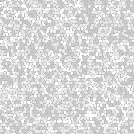 Abstract White Mosaic Background Texture. Illustration Vectorのイラスト素材