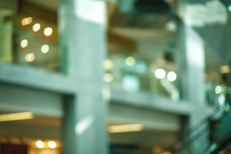 Abstract background of shopping mall, shallow depth of focusの写真素材
