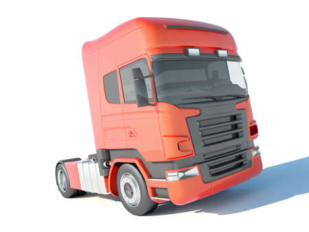 Truck red cabの写真素材