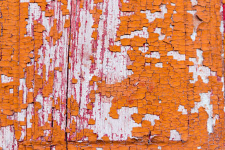 Wooden texture with scratches and cracksの写真素材