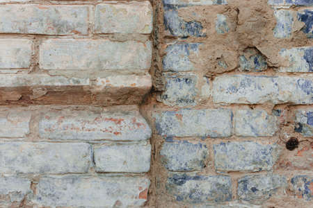 Brick texture with scratches and cracks