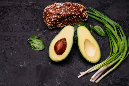 Food, avocado, healthy food. Useful ingredients for preparation of vegetarian food. It can be used...