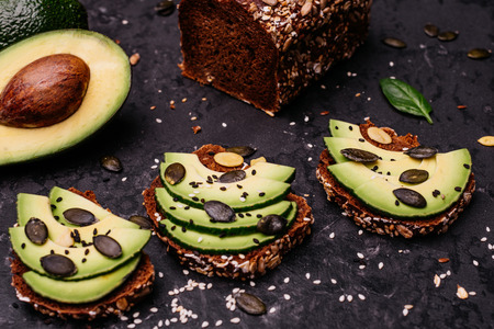 Food, avocado, healthy food. It can be used as a background