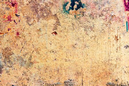 Wall fragment with scratches and cracks