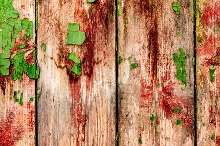 Wooden texture with scratches and cracksの写真素材
