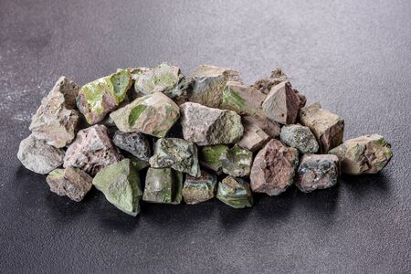 Crushed stone abstract textured background. Building material background