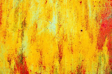 Metal texture with scratches and cracks which can be used as a background
